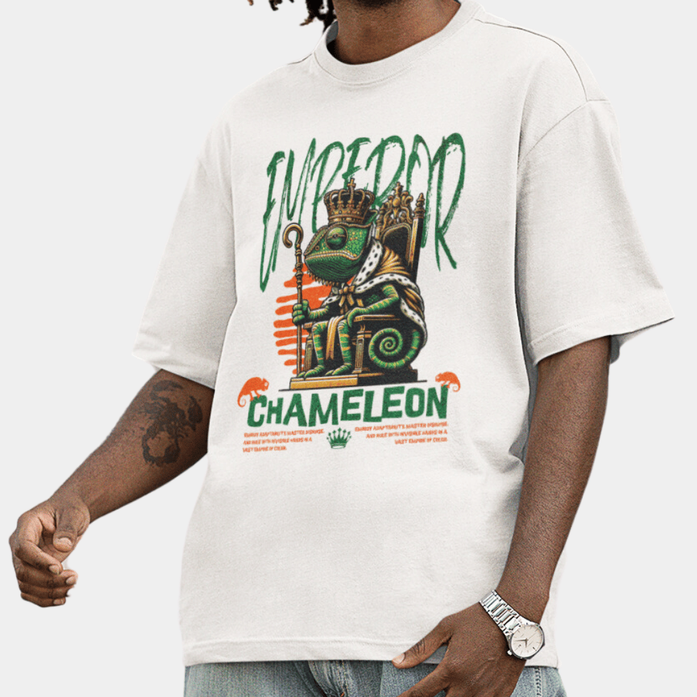 Chameleon Emperor Oversize T-Shirt