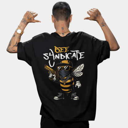 Bee Syndicate Oversize T-Shirt BACKPRINT