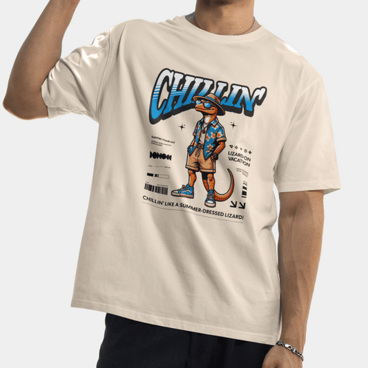 Chillin' Lizard Oversize T-Shirt