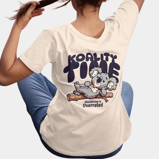 Koality Time - Oversize T-Shirt BACKPRINT