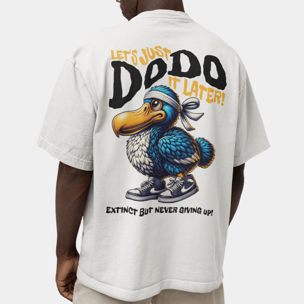 Let's just dodo Oversize T-Shirt BACKPRINT