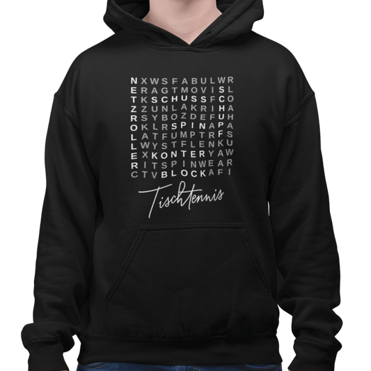 Tischtennis Rätsel Premium Hoodie