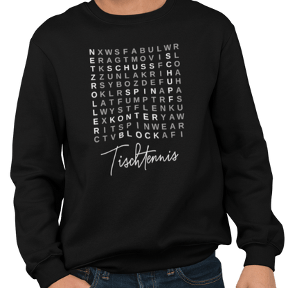 Tischtennis Rätsel Premium Sweatshirt