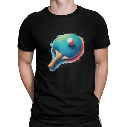 Tischtennis Schläger bunt Premium T-Shirt